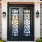 Lavalier Iron Double Front Door