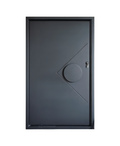 Mountain Horizon Iron Single Front Door