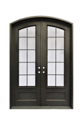 Saville Arch Double Iron Door – Elegant Curves with Custom Ironwork