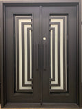 modern wrought iron doors