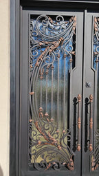 custom flat top iron door