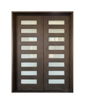 Horizon Panel Iron Double Front Door