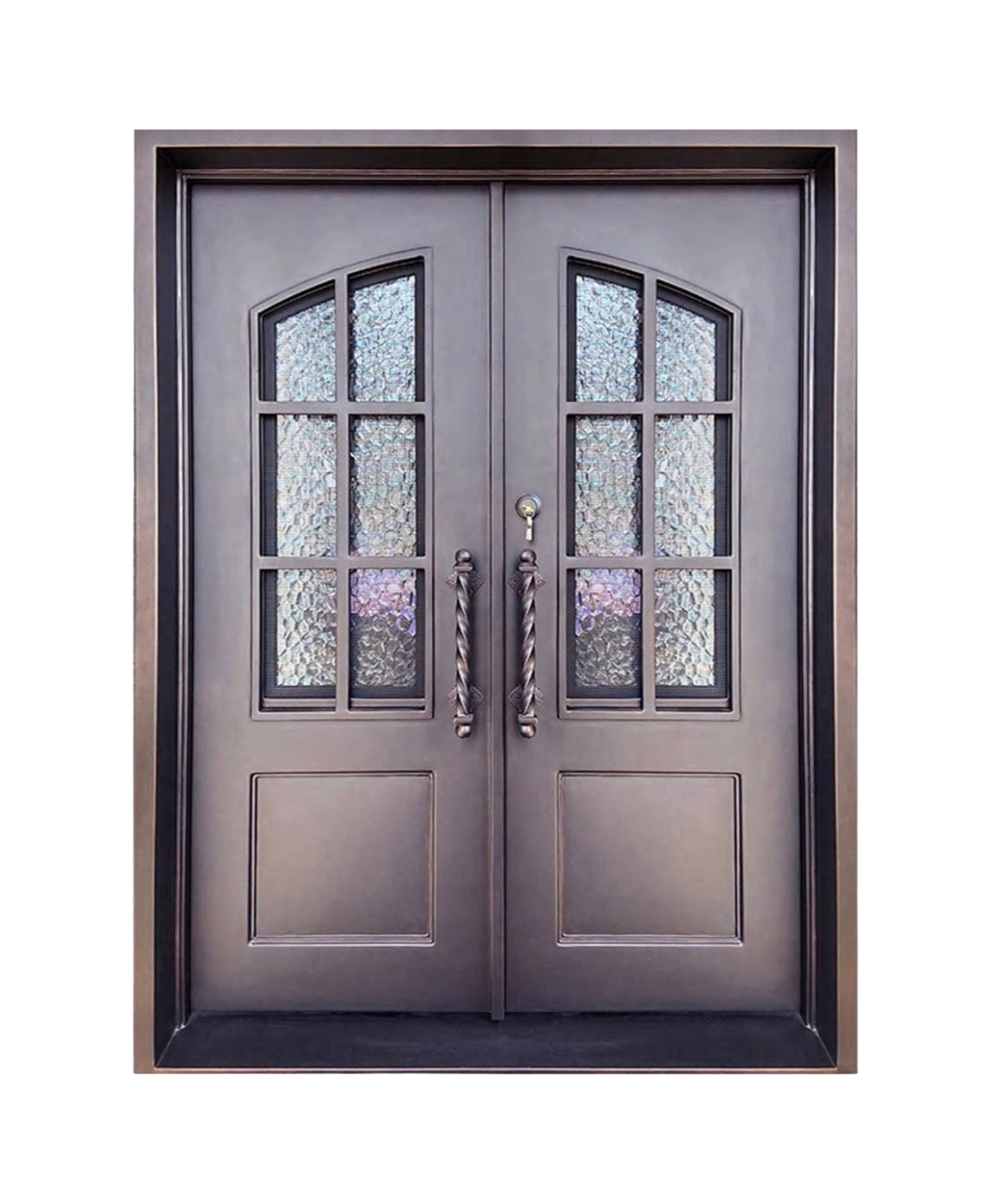Camden Double Iron Double Front Door