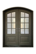 Belmont Arch Double Iron Door – Custom Arch Design for Grand Entryways