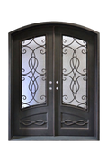 Valencia Scroll Iron Door – Decorative Ironwork with Scroll Patterns