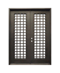 Castellan Grid Iron Double Front Door