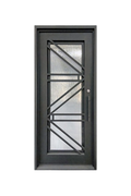 Hudson Bridge Single Iron Door – Custom Iron Door Design for Timeless Elegance