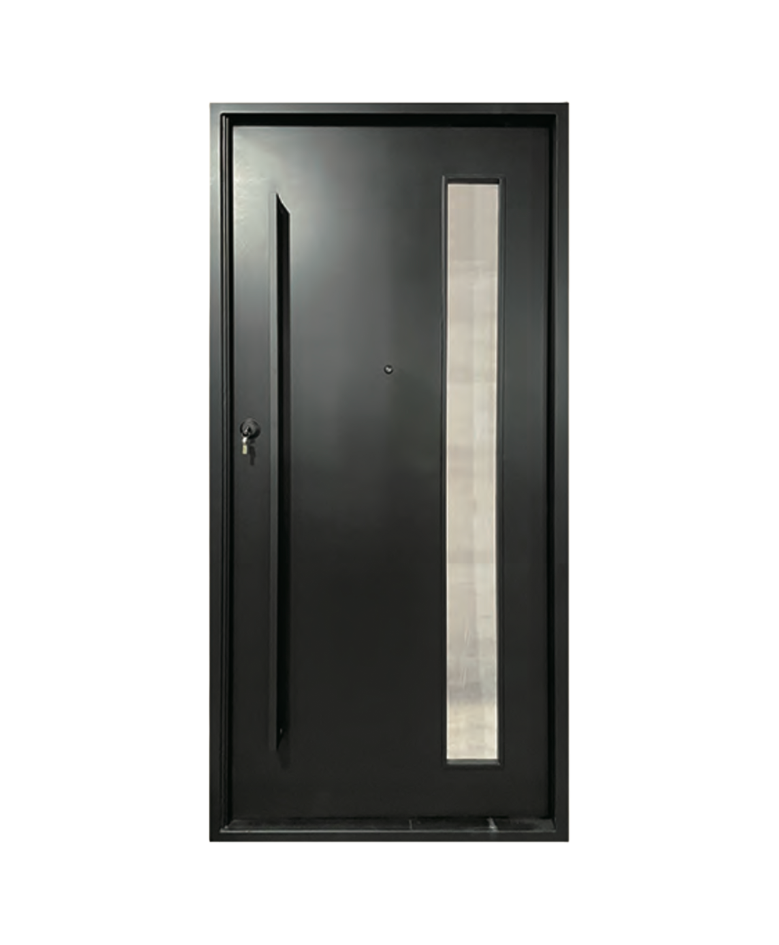 Solace View Iron Single Front Door