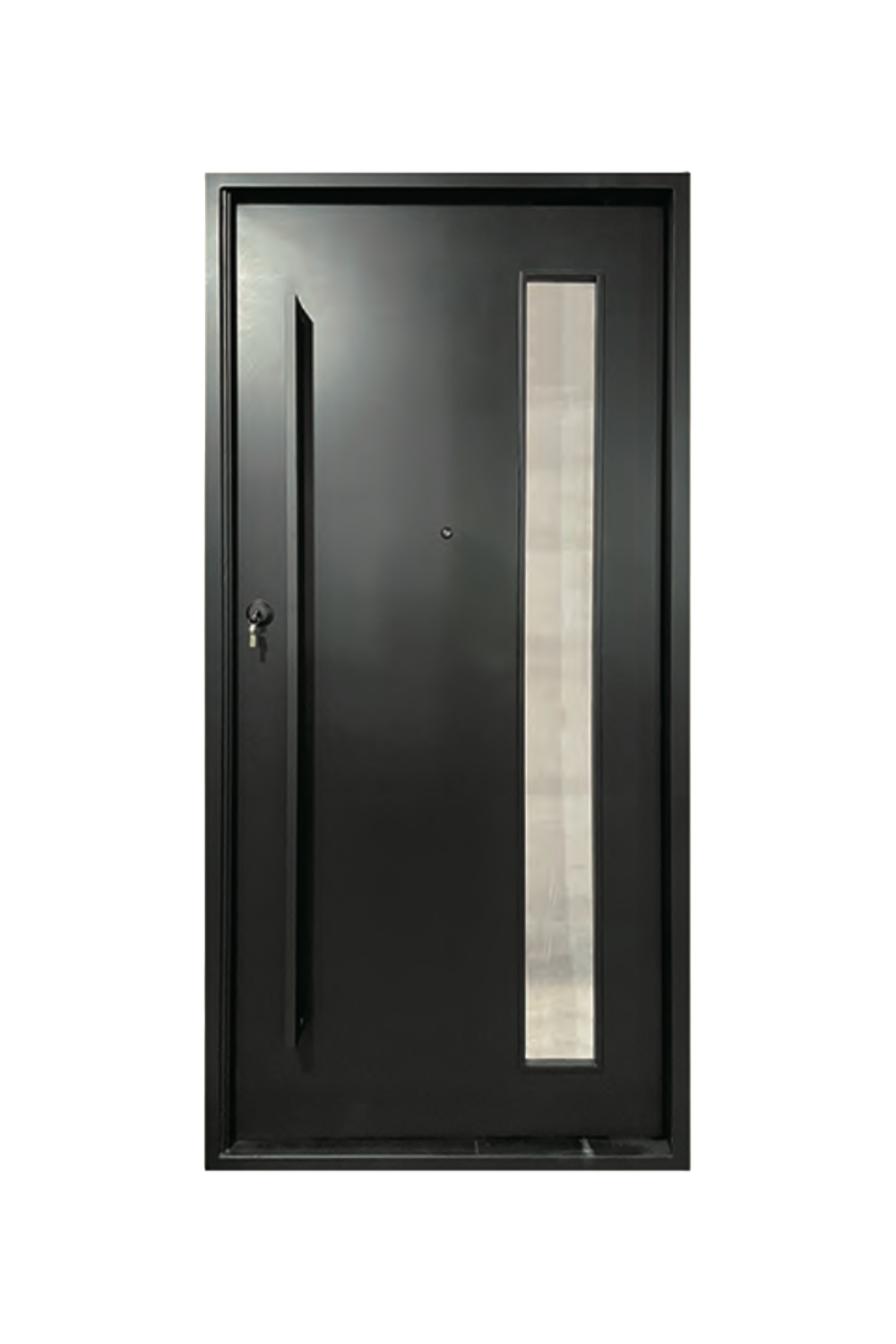 Solace View Iron Single Front Door