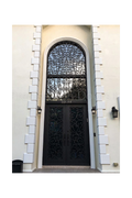 Haven Archway Double Iron Door – Graceful Design by Nationwide Iron Works