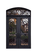 Renaissance Double Iron Door – Ornate Classical Scrollwork