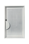 Lume Panel Iron Single Front Door