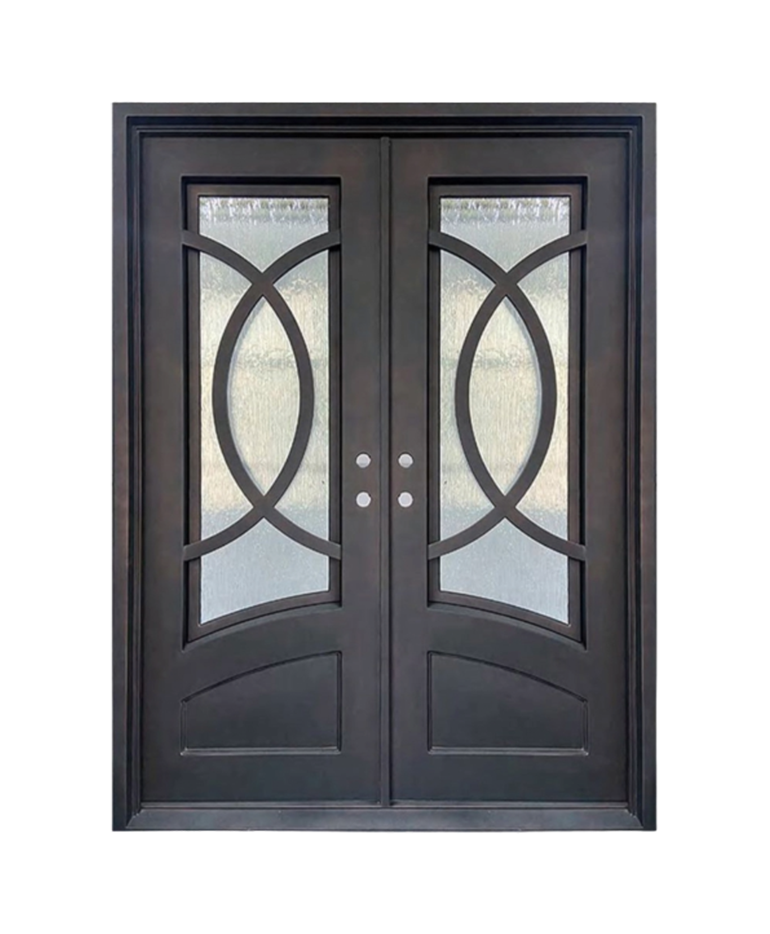 Eclipse Iron Double Front Door