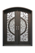 Aviary Double Iron Door – Custom Curves by Nationwide Iron Works