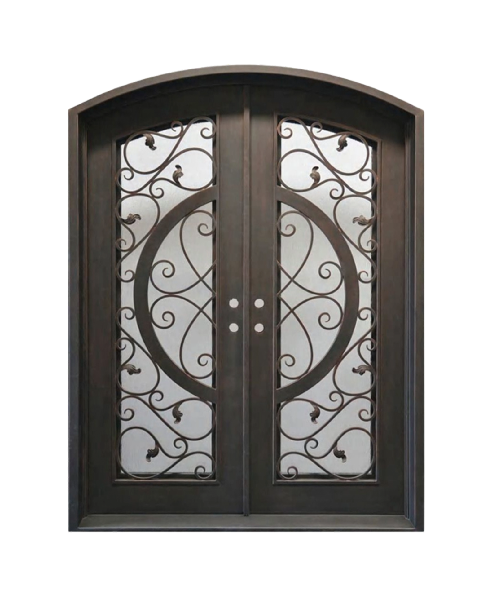 Aviary Iron Double Front Door