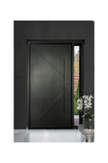 Obsidian Iron Single Front Door