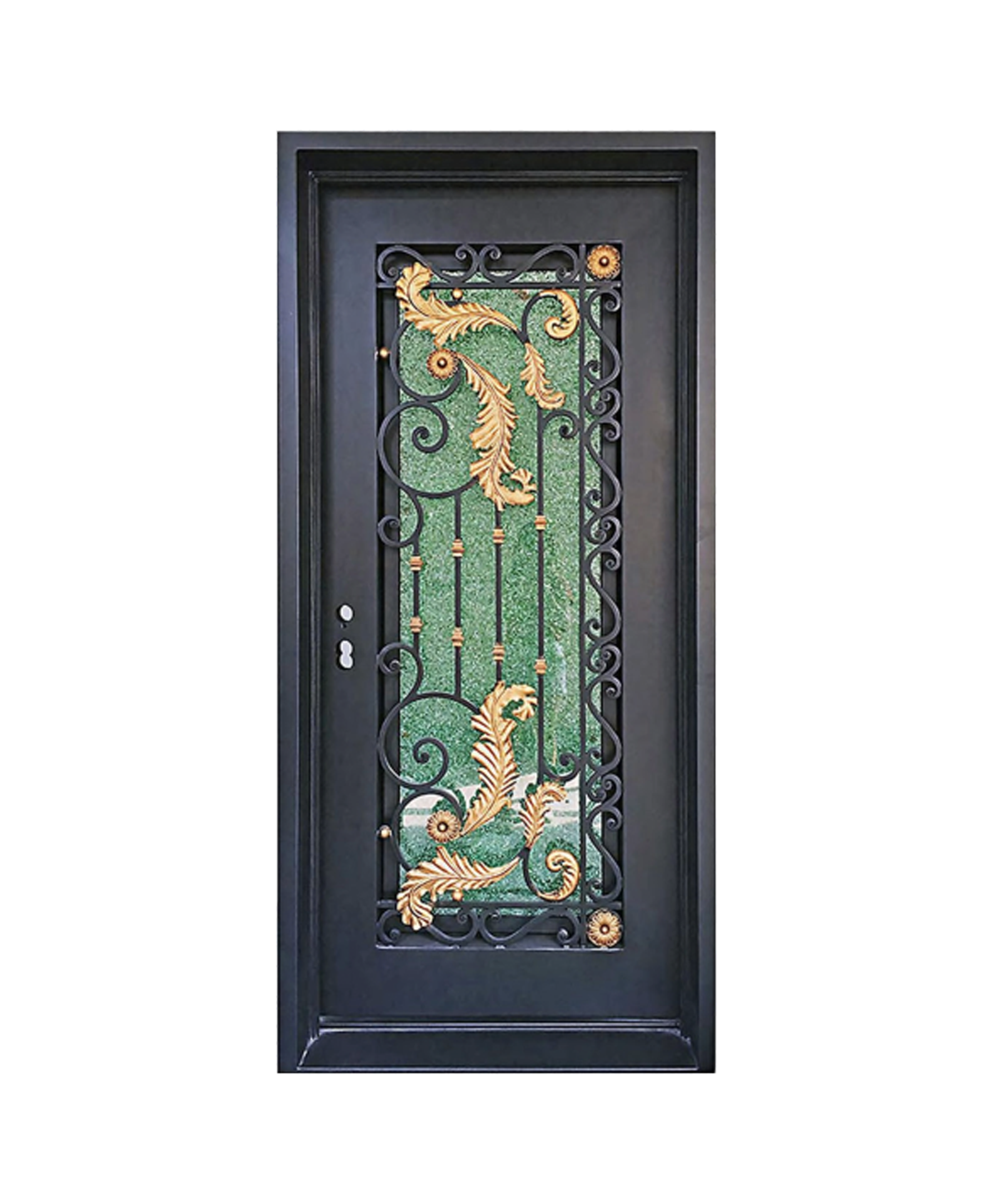 Vineyard Iron Single Front Door