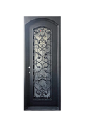 Rosewood Single Iron Door – Garden Trellis Inspired Design