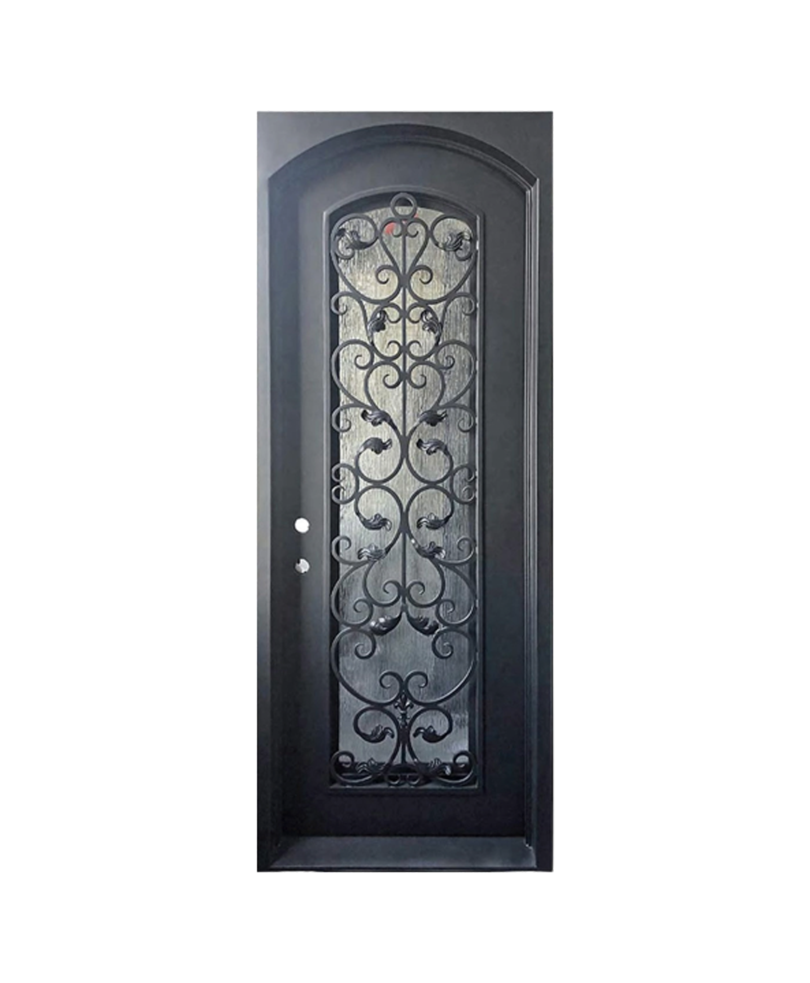 Rosewood Iron Single Front Door