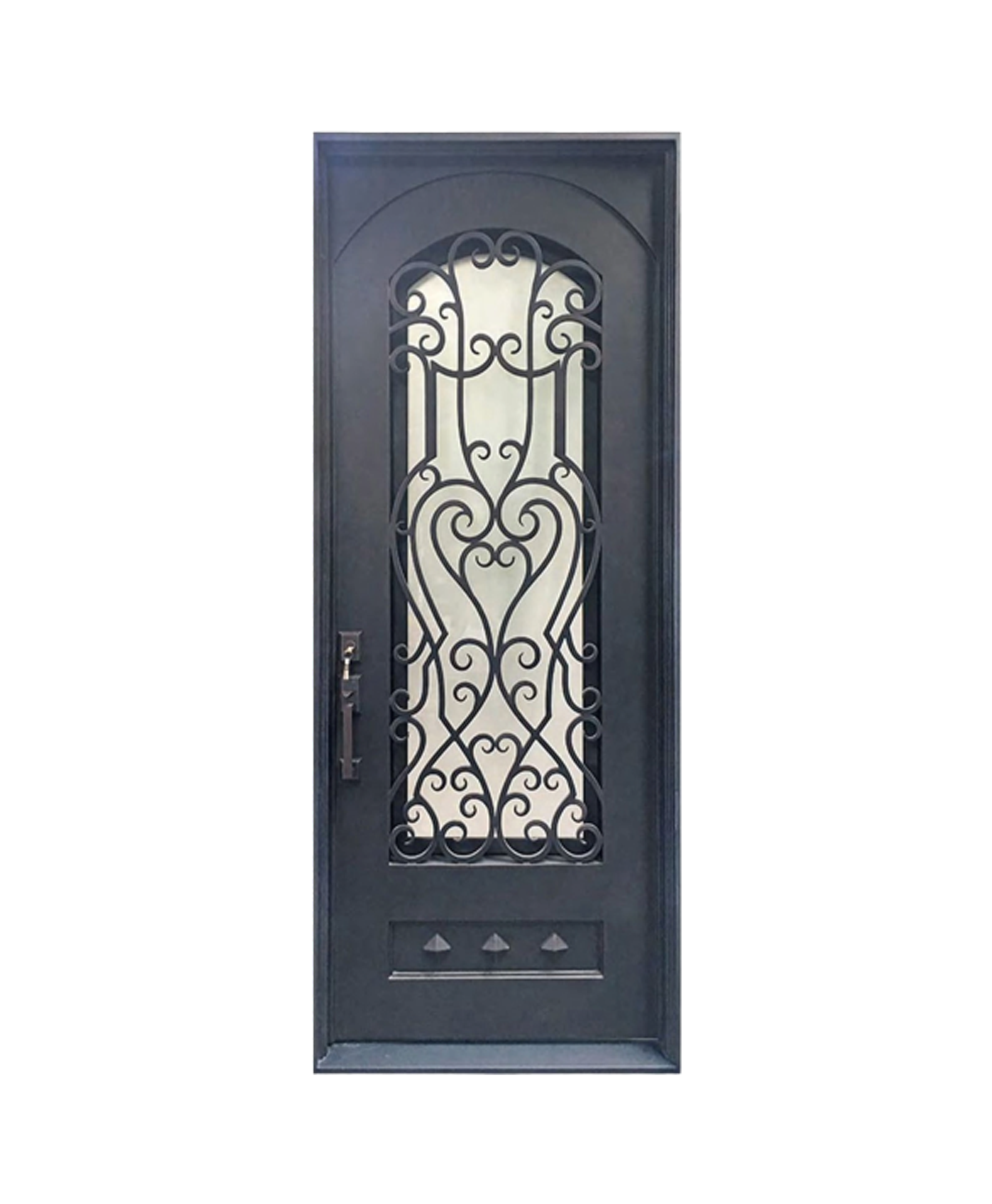 Castile Iron Single Front Door