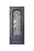 Twisted Vine wrought iron door with vine-inspired detailing and textured finish