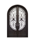 Iron Orchid Archway Double Front Door