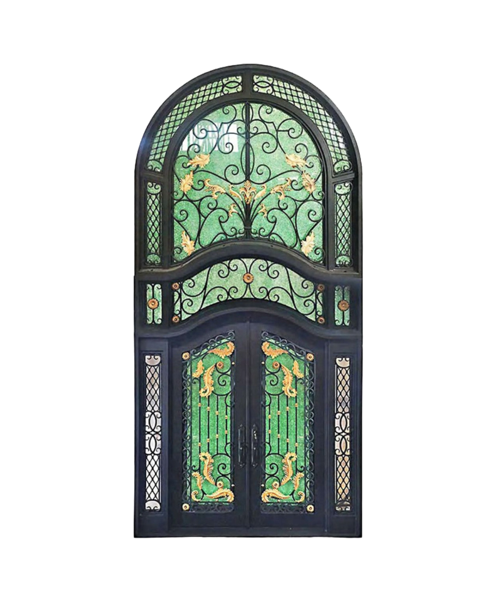 Venetian Spring Grand Double Front Door