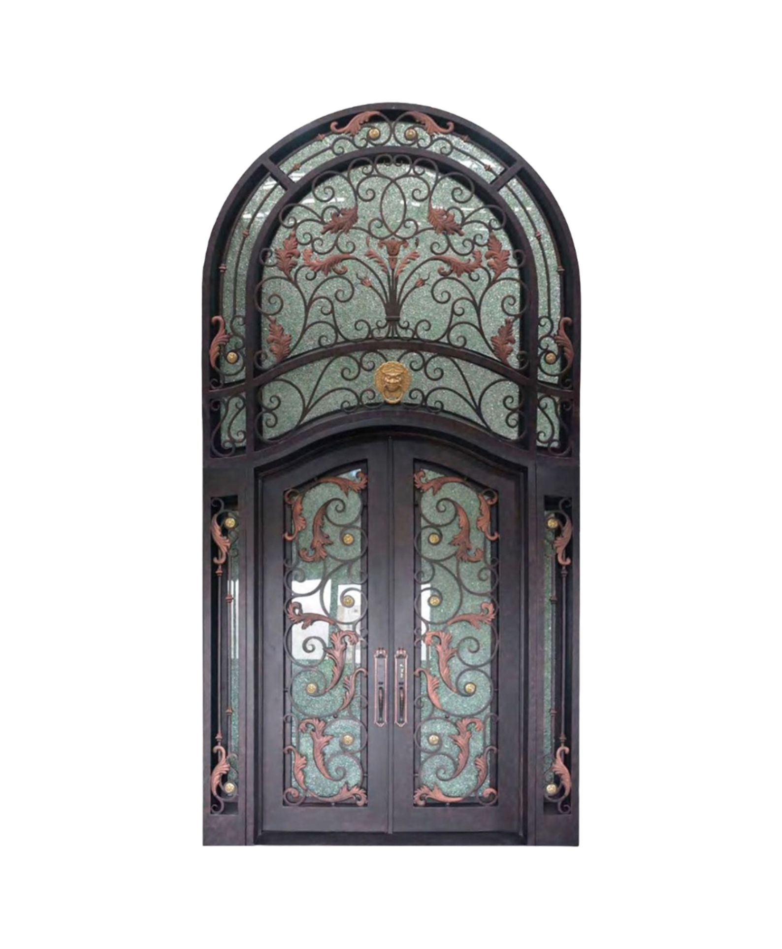 Gilded Autumn Grand Double Front Door
