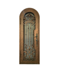 Aurum Entryway Iron Single Front Door