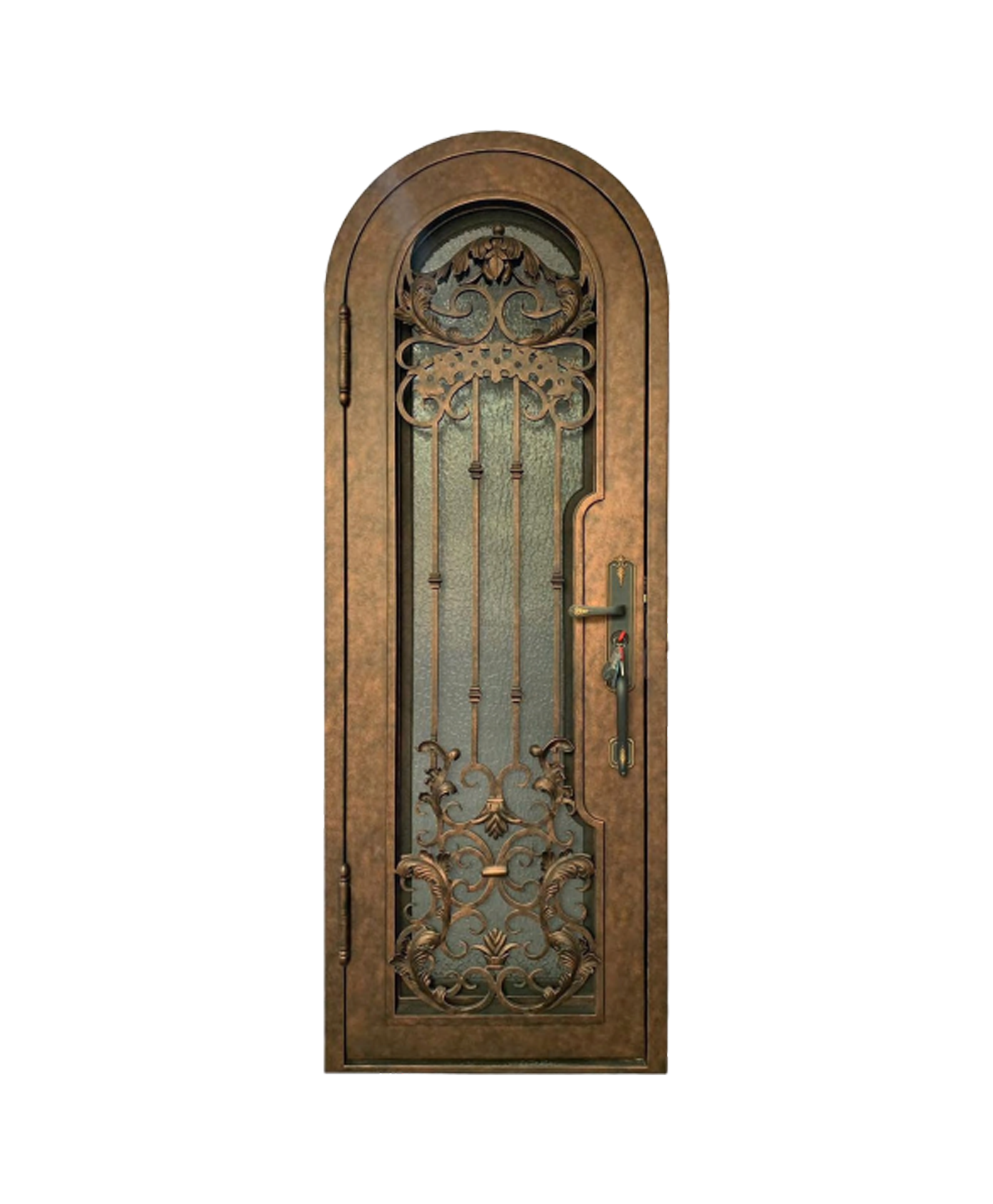 Aurum Entryway Iron Single Front Door