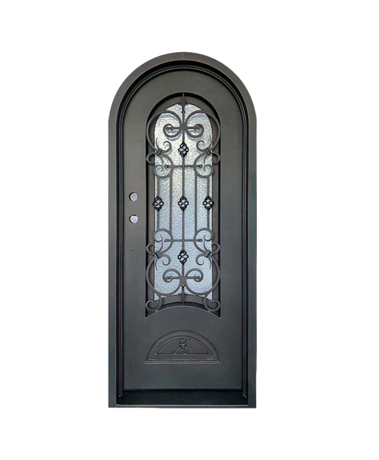 Oxford Estate Iron Single Front Door