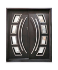Apex Arc Iron Double Front Door