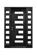 Metro Grid Single Iron Door – Industrial Modern Design