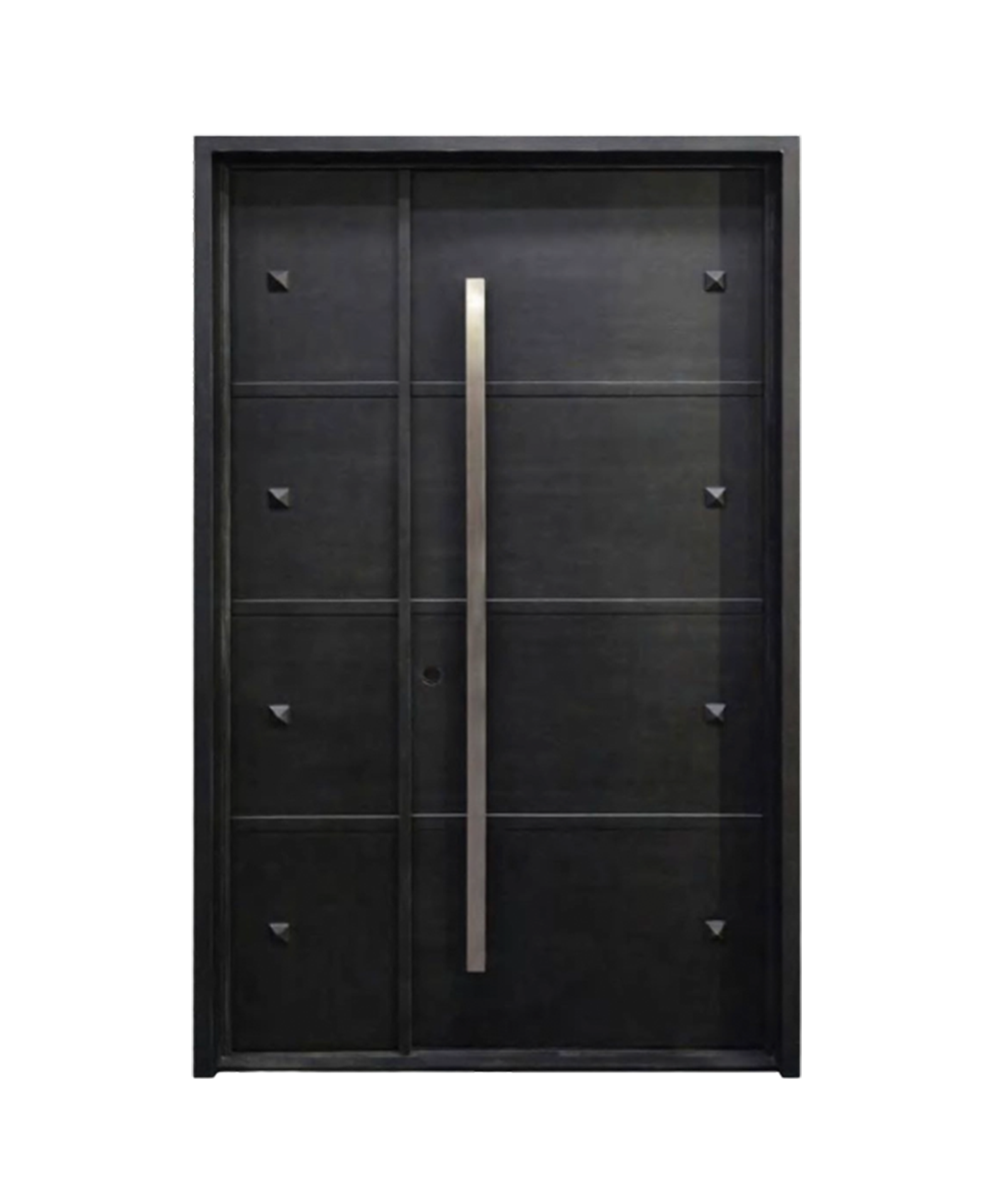 Vanguard Iron Front Door With Sidelights