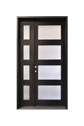 Echelon Single Iron Door – Minimalist Ironwork with Strong Presence