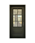 Tribeca Iron Single Front Door