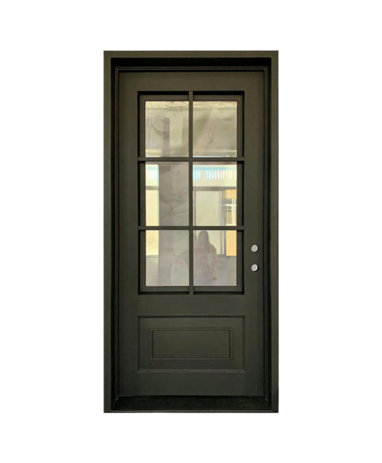Tribeca Iron Single Front Door