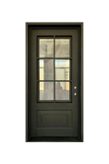 Tribeca Single Iron Door – Custom Iron Door Design for Urban Sophistication