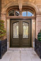 Lexington Iron Double Front Door