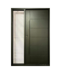 Urban Olive Iron Single Front Door