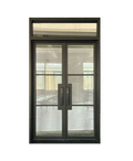 Modern Loft Iron Double Front Door