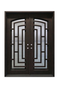 Maze Royale Double Iron Door – Intricate Design for Grand Entrances