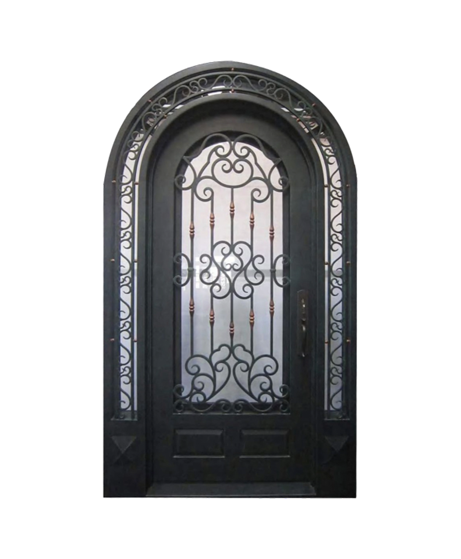 Vita Arcata Iron Single Front Door