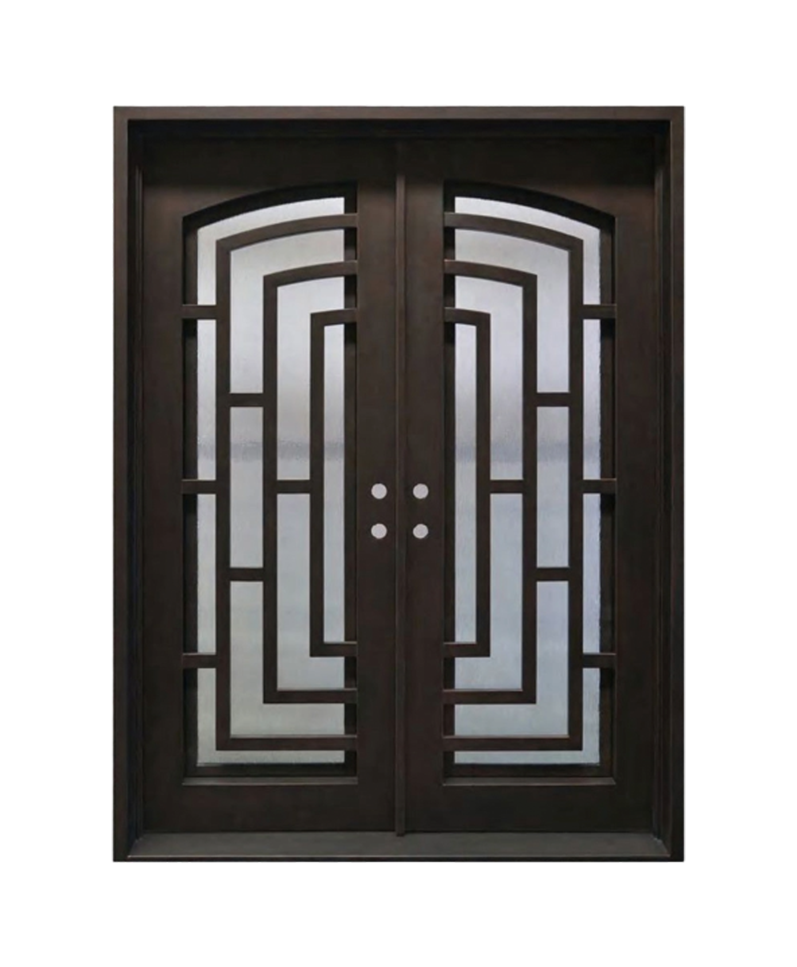 Maze Royale Iron Double Front Door
