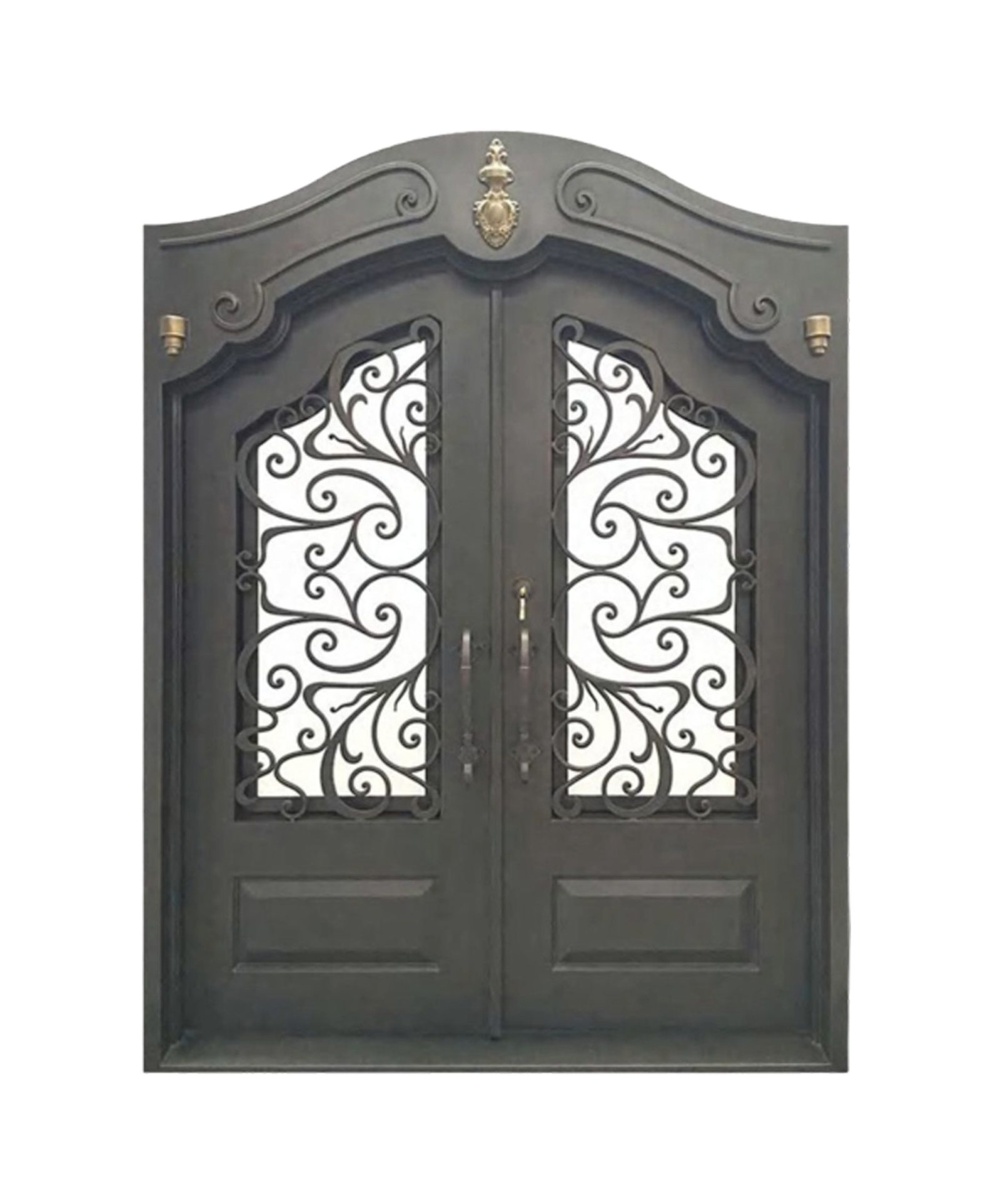 Sinclair Iron Double Front Door
