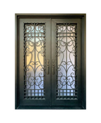 Lavalier Iron Double Front Door