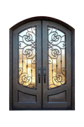 Compass Rose Double Iron Door – Symmetry and Balance in Design