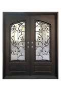 Trellis Double Iron Door – Garden-Inspired Ironwork with Custom Details