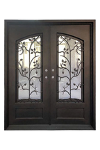 Trellis Double Iron Door – Garden-Inspired Ironwork with Custom Details