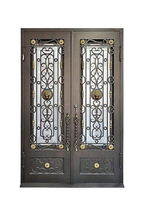 Lion’s Gate Double Iron Door – Majestic Ironwork with Regal Design
